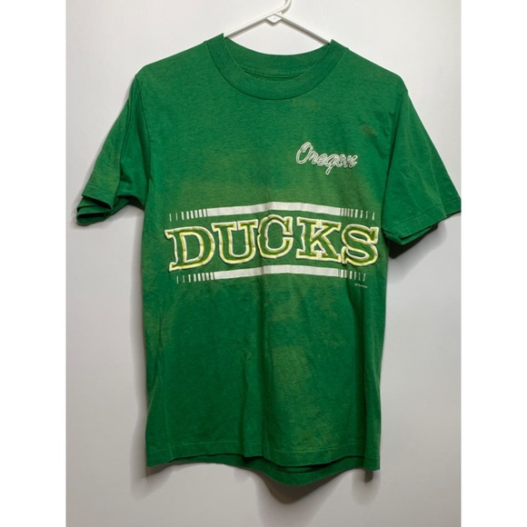 Other - Oregon Ducks 87 Super Shirts Men Green Short Sleeve Stained Flawed No Size